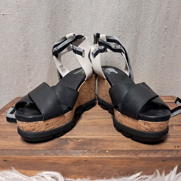 Sorel Shoes - Sorel Joanie II High Ankle Lace Wedges Size 8.5